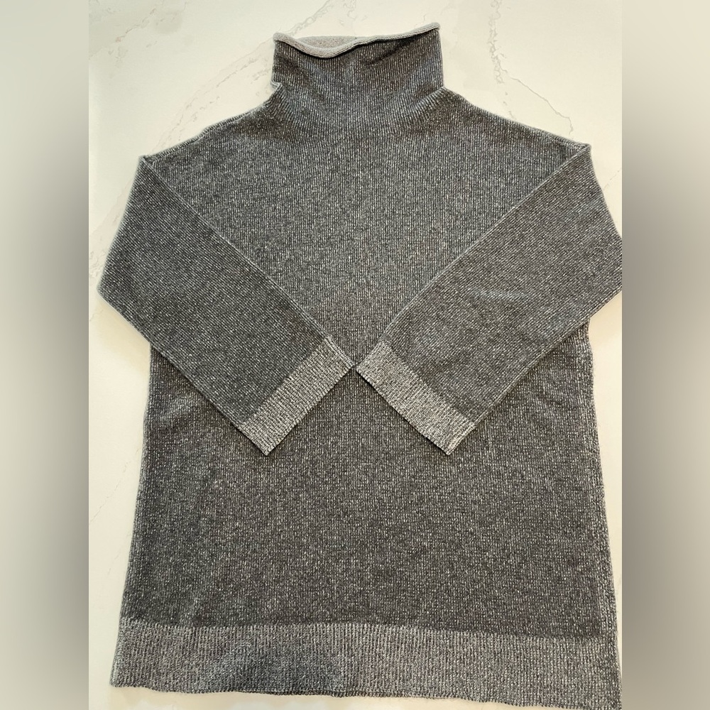 EILEEN FISHER Renew Plaited Recycled Cashmere Pullover Size M